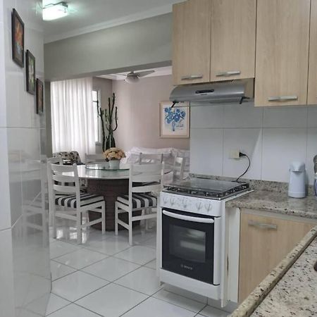 Apartamento completo na calçada da praia Leilighet Guarujá Eksteriør bilde