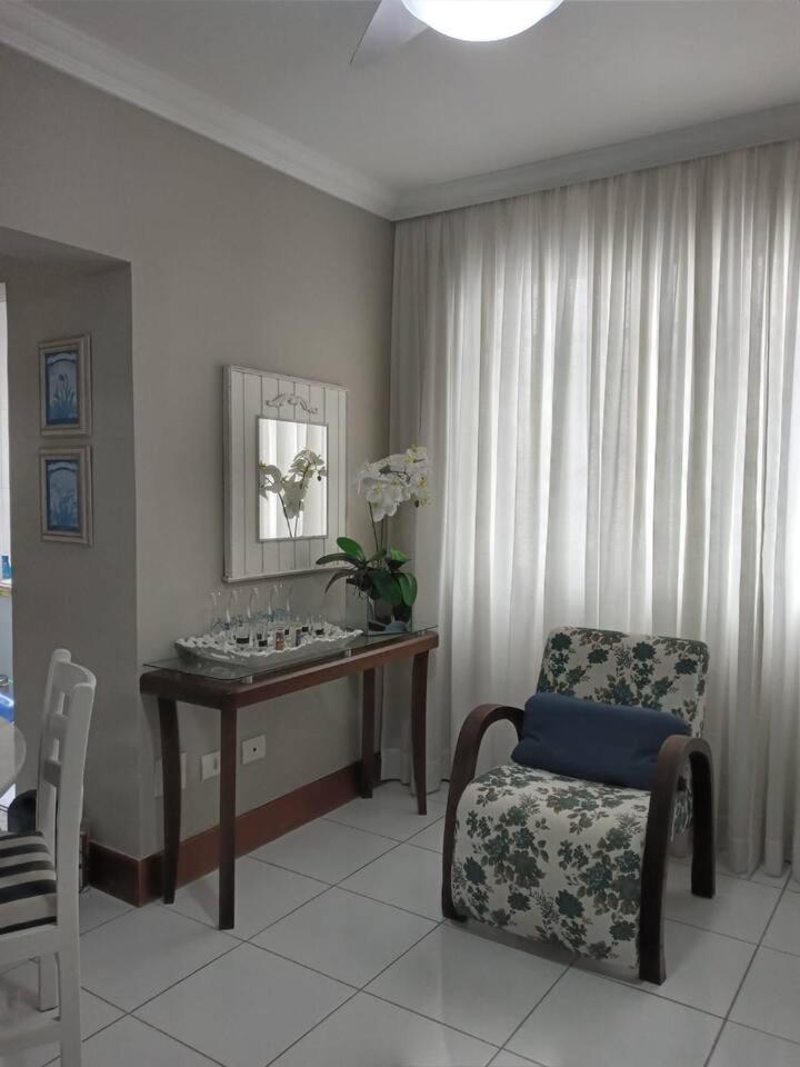 Apartamento completo na calçada da praia Leilighet Guarujá Eksteriør bilde