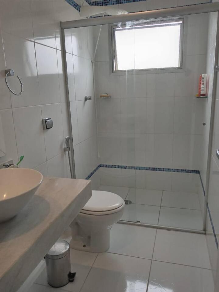 Apartamento completo na calçada da praia Leilighet Guarujá Eksteriør bilde